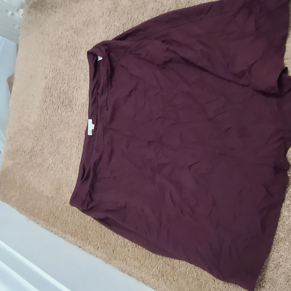Burgundy Skirt